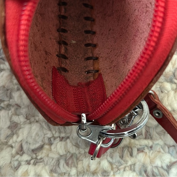 Brand New Leather Strawberry Coin Purse - Picture 4 of 4